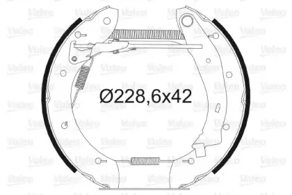Комплект тормозных колодок VALEO купить