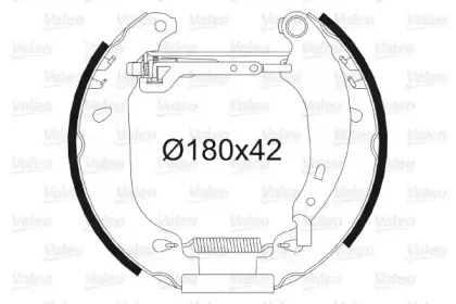 Комплект тормозных колодок VALEO купить