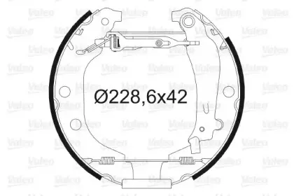 Комплект тормозных колодок VALEO купить
