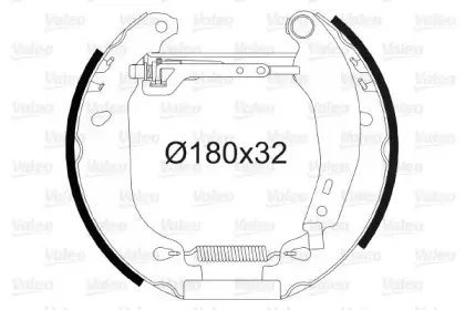 Комплект тормозных колодок VALEO купить