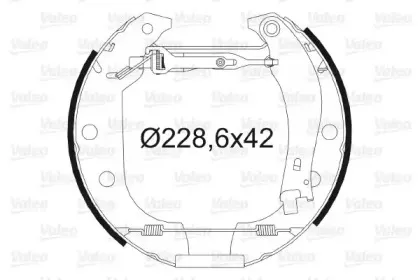Комплект тормозных колодок VALEO купить