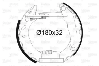 Комплект тормозных колодок VALEO купить