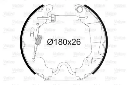 Комплект тормозных колодок VALEO купить