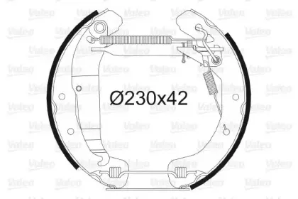 Комплект тормозных колодок VALEO купить
