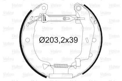 Комплект тормозных колодок VALEO купить