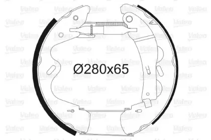 Комплект тормозных колодок VALEO купить