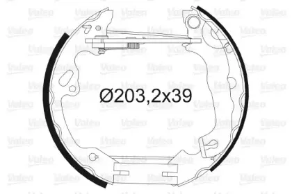 Комплект тормозных колодок VALEO купить
