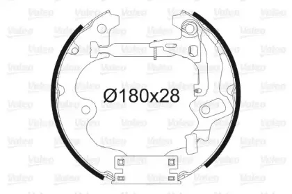 Комплект тормозных колодок VALEO купить