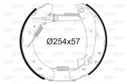 Комплект тормозных колодок VALEO купить