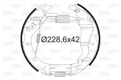 Комплект тормозных колодок VALEO купить