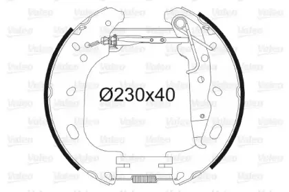 Комплект тормозных колодок VALEO купить