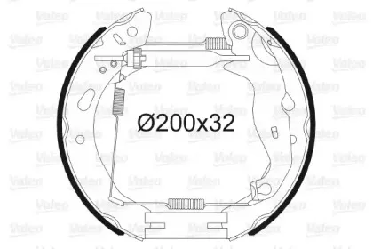 Комплект тормозных колодок VALEO купить