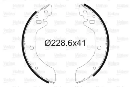 Комплект тормозных колодок VALEO купить