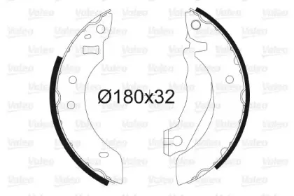 Комплект тормозных колодок VALEO купить