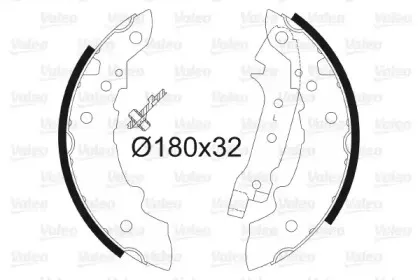 Комплект тормозных колодок VALEO купить