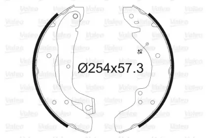 Комплект тормозных колодок VALEO купить