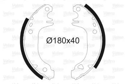 Комплект тормозных колодок VALEO купить