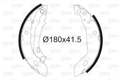 Комплект тормозных колодок VALEO купить