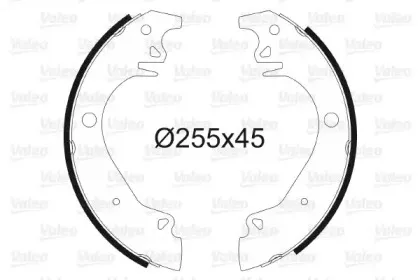 Комплект тормозных колодок VALEO купить