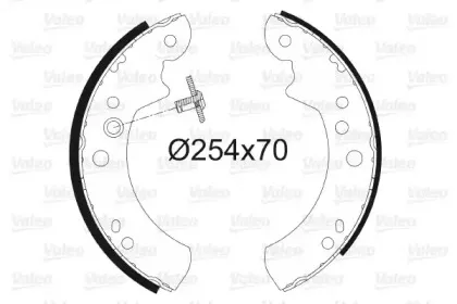 Комплект тормозных колодок VALEO купить