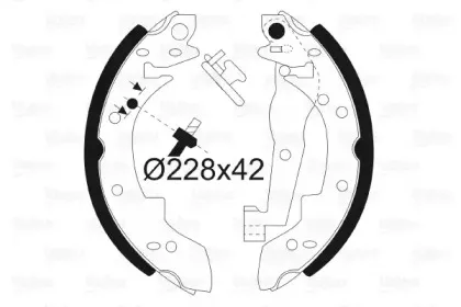 Комплект тормозных колодок VALEO купить