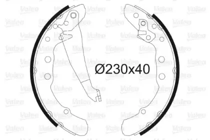 Комплект тормозных колодок VALEO купить