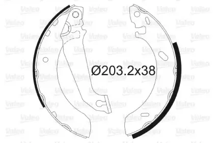 Комплект тормозных колодок VALEO купить