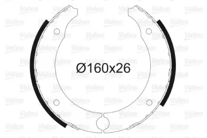 Комплект тормозных колодок VALEO купить