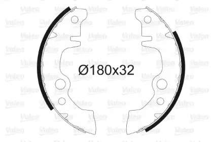 Комплект тормозных колодок VALEO купить