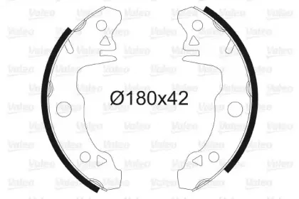 Комплект тормозных колодок VALEO купить