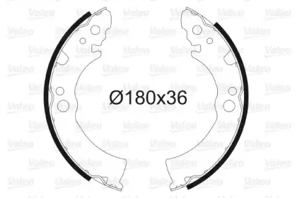 Комплект тормозных колодок VALEO купить