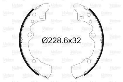 Комплект тормозных колодок VALEO купить