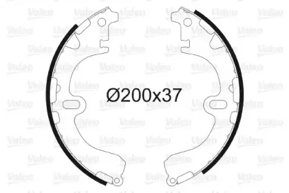 Комплект тормозных колодок VALEO купить