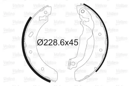 Комплект тормозных колодок VALEO купить