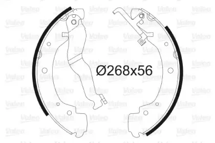 Комплект тормозных колодок VALEO купить