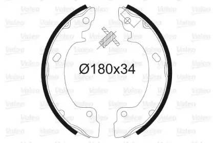 Комплект тормозных колодок VALEO купить