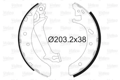 Комплект тормозных колодок VALEO купить