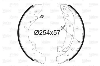 Комплект тормозных колодок VALEO купить