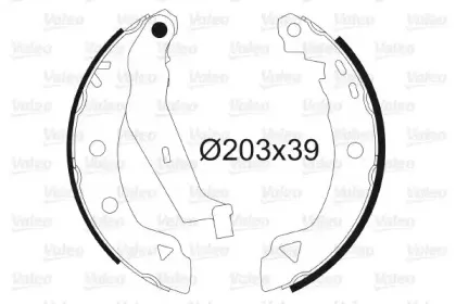 Комплект тормозных колодок VALEO купить