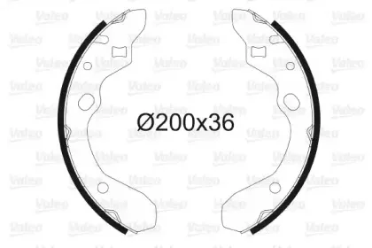 Комплект тормозных колодок VALEO купить