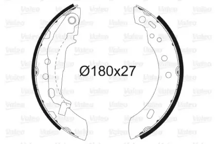 Комплект тормозных колодок VALEO купить