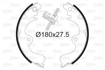 Комплект тормозных колодок VALEO купить