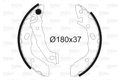 Комплект тормозных колодок VALEO купить