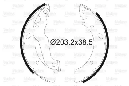 Комплект тормозных колодок VALEO купить