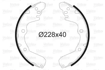 Комплект тормозных колодок VALEO купить