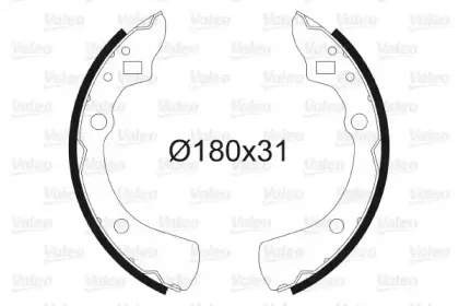 Комплект тормозных колодок VALEO купить