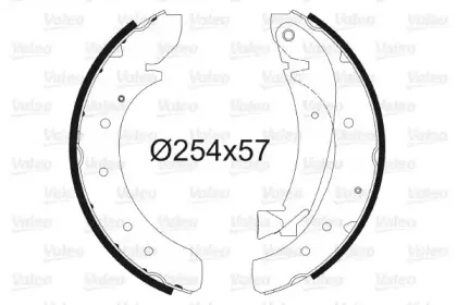 Комплект тормозных колодок VALEO купить