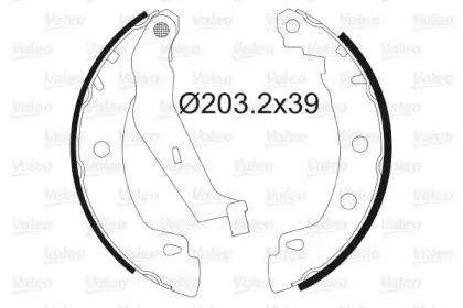 Комплект тормозных колодок VALEO купить