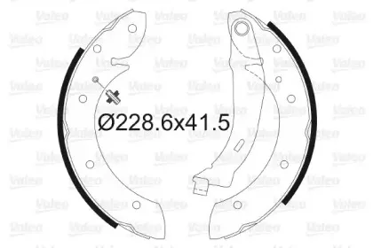 Комплект тормозных колодок VALEO купить
