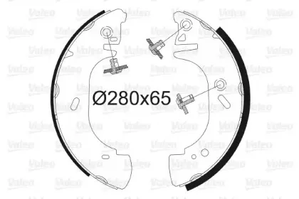 Комплект тормозных колодок VALEO купить